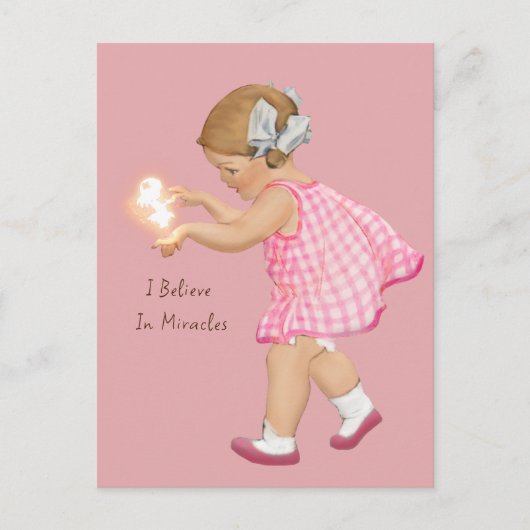 ヴィンテージ妖精の国 |はがき ポストカード (正面)