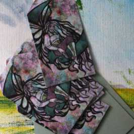 ヴィンテージ妖精の月の女神 ギフトタグ