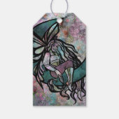 ヴィンテージ妖精の月の女神 ギフトタグ (正面)