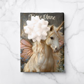 ヴィンテージ妖精の馬バタフライウィングスファンタジーアート ラッピングペーパーシート