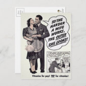 ヴィンテージ妻の通信販売 ポストカード (正面/裏面)