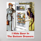 ヴィンテージ妻ポスター編集文字 ポスター (正面)