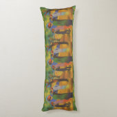 ヴィンテージ威厳があるの女性が緑のジャケットを着ている ボディピロー (裏面 (縦))