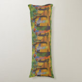 ヴィンテージ威厳があるの女性が緑のジャケットを着ている ボディピロー (正面縦)