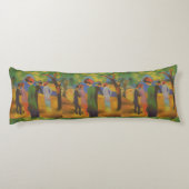 ヴィンテージ威厳があるの女性が緑のジャケットを着ている ボディピロー (裏面)