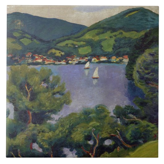 ヴィンテージ威厳があるビューをテガーンビューから タイル (正面)