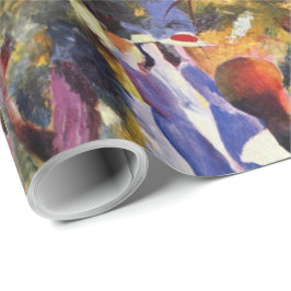 ヴィンテージ威厳があるマケガール ラッピングペーパー