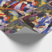 ヴィンテージ威厳があるマケガール ラッピングペーパー (角)