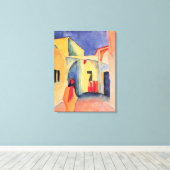 ヴィンテージ威厳があるマックビューを車線に キャンバスプリント (インサイチュ (ウッドフロア))