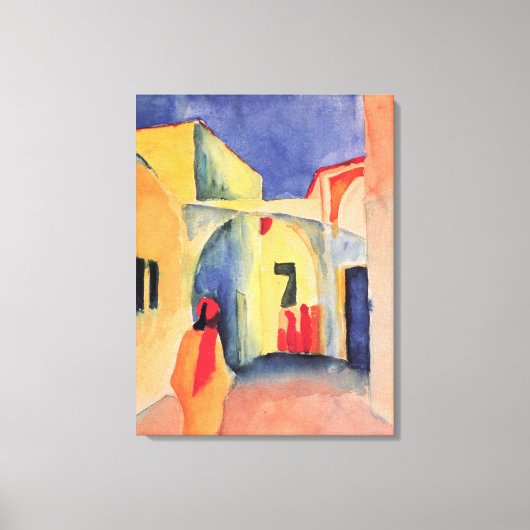 ヴィンテージ威厳があるマックビューを車線に キャンバスプリント (正面)