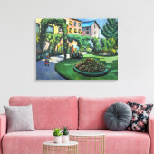 ヴィンテージ威厳があるマッケガーデンイメージ キャンバスプリント (インサイチュ (リビング))