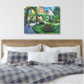 ヴィンテージ威厳があるマッケガーデンイメージ キャンバスプリント (インサイチュ (寝室))