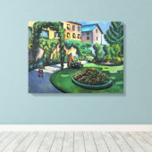 ヴィンテージ威厳があるマッケガーデンイメージ キャンバスプリント (インサイチュ (ウッドフロア))