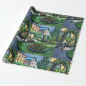 ヴィンテージ威厳があるマッケガーデンイメージ ラッピングペーパー (アンロールド)