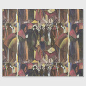 ヴィンテージ威厳があるマッケ別れ ラッピングペーパー (フラット)