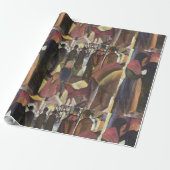 ヴィンテージ威厳があるマッケ別れ ラッピングペーパー (アンロールド)