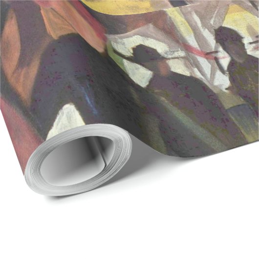 ヴィンテージ威厳があるマッケ別れ ラッピングペーパー (ロールコーナー)