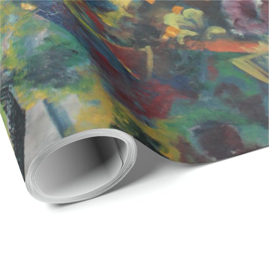 ヴィンテージ威厳があるマッケ2人の女の子 ラッピングペーパー (ロールコーナー)