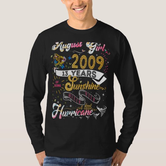 ヴィンテージ威厳があるレトロガール2009 13歳13位B Tシャツ (正面)