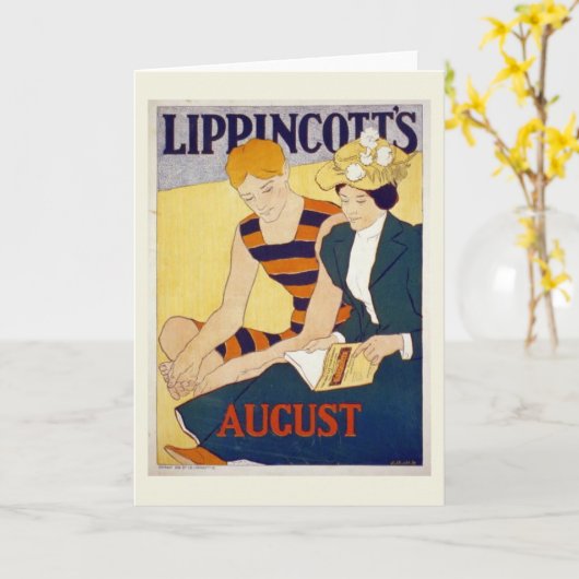 ヴィンテージ威厳がある誕生日 カード (黄色い花)