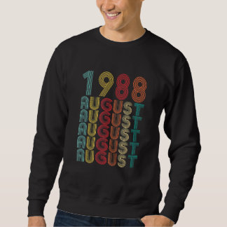ヴィンテージ威厳がある1988レトロ誕生日34誕生日D スウェットシャツ