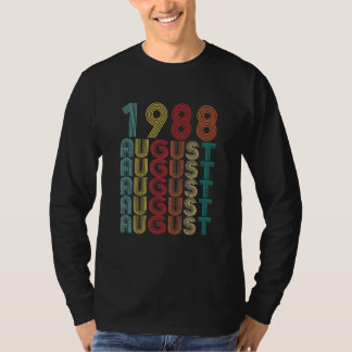 ヴィンテージ威厳がある1988レトロ誕生日34誕生日D Tシャツ