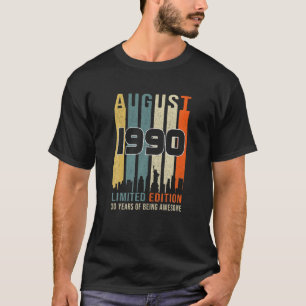 ヴィンテージ威厳がある1990デザイン30歳 Tシャツ