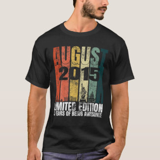 ヴィンテージ威厳がある2015 Bdayギフト5歳5歳Bir Tシャツ