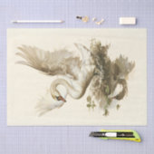 ヴィンテージ威厳のあるが動いている 薄葉紙 (クラフト)