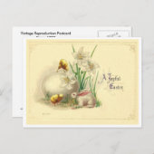 ヴィンテージ嬉しいイースター シーズンポストカード (正面/裏面)