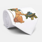 ヴィンテージ子おもちゃ電話で話すかわいい金髪の女の子 ネクタイ (ロール)