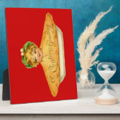 ヴィンテージ子および円 フォトプラーク (側面)