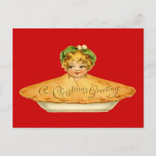 ヴィンテージ子および円 ポストカード (正面)