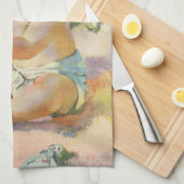 ヴィンテージ子どもピンク毛布のかわいい赤ちゃん キッチンタオル (四つ折り)