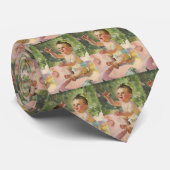 ヴィンテージ子どもピンク毛布のかわいい赤ちゃん ネクタイ (ロール)