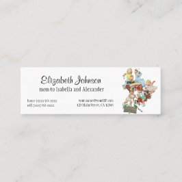 ヴィンテージ子ども達遊が消防車で遊ぶ コーリングカード