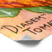 ヴィンテージ子の種子カタログ野菜アート ポスター (角)