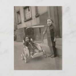 ヴィンテージ子はがき ポストカード