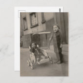 ヴィンテージ子はがき ポストカード (正面/裏面)