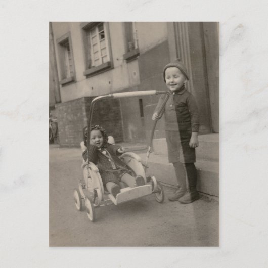 ヴィンテージ子はがき ポストカード (正面)