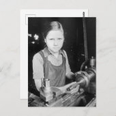 ヴィンテージ子はがき ポストカード (正面/裏面)