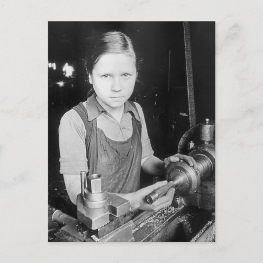 ヴィンテージ子はがき ポストカード (正面)