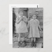 ヴィンテージ子はがき ポストカード (正面/裏面)