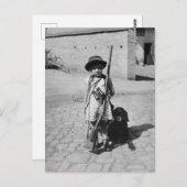 ヴィンテージ子はがき ポストカード (正面/裏面)