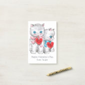 ヴィンテージ子カスタム子文字ポストイット注記 ポストイット (デスク上)