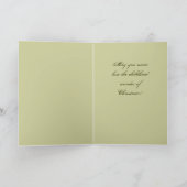 ヴィンテージ子クリスマスカード シーズンカード (内部)