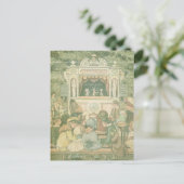 ヴィンテージ子ストーリーブックパペットショーコラージュ ポストカード (スタンド正面)