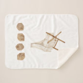 ヴィンテージ子供部屋シェルパブランケット シェルパブランケット (正面(横))