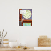 ヴィンテージ子供部屋プリント – ディッカリーディッカリー波止場 ポスター (キッチン)