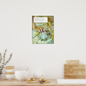 ヴィンテージ子供部屋プリント- Little Bo – ピープ ポスター (キッチン)